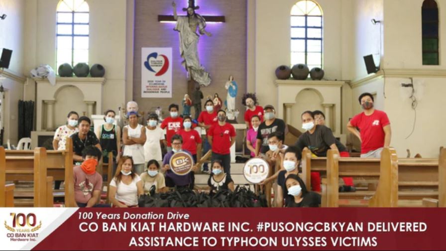 Co Ban Kiat Hardware Inc. #PusongCBKYan Delivered Assistance to Typhoon Ulysses Victims