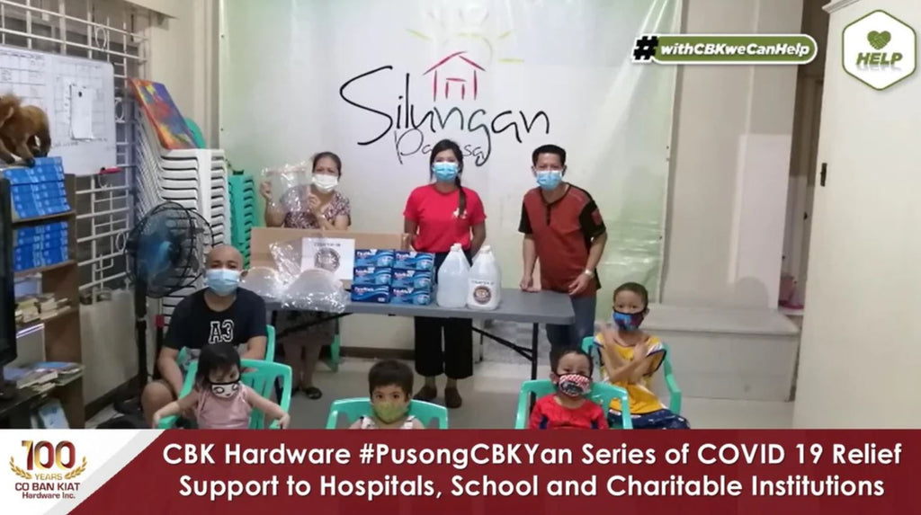 Co Ban Kiat Hardware Inc. #PusongCBKYan Series of COVID 19 Relief Support to Hospitals, School and Charitable Institutions